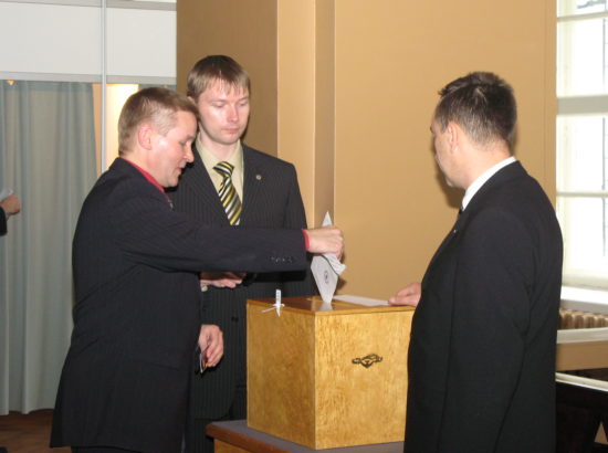 Riigikogu juhatuse valimised, 2008